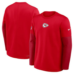 Sideline Coach Therma-FIT Long Sleeve T-Shirt - Kansas City Chiefs T-shirts