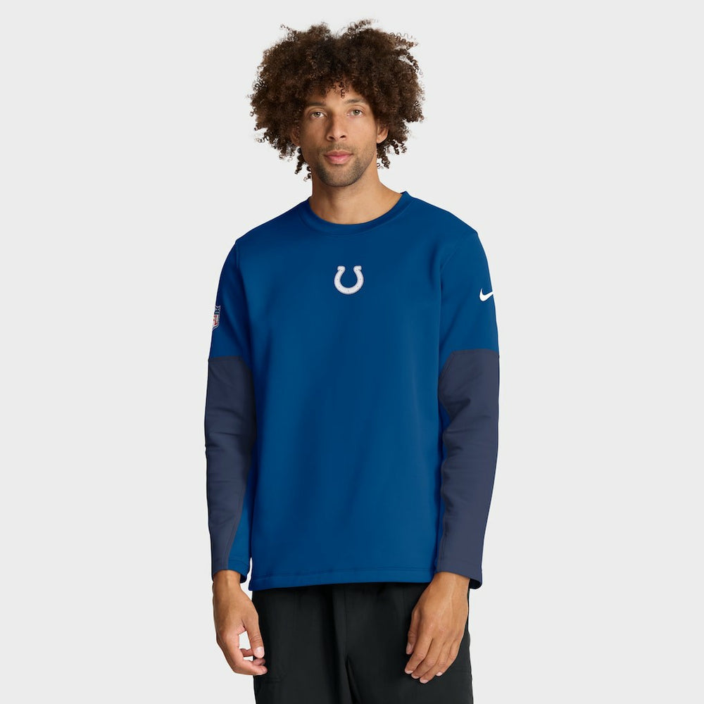 Sideline Coach Therma-FIT Long Sleeve T-Shirt - Indianapolis Colts T-shirts