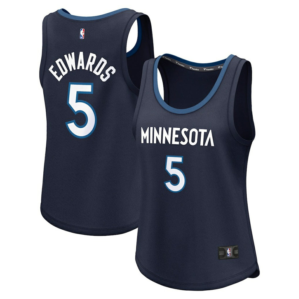 Fanatics Anthony Edwards Minnesota Timberwolves Women's Fast Break Player Jersey