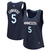 Fanatics Anthony Edwards Minnesota Timberwolves Women's Fast Break Player Jersey