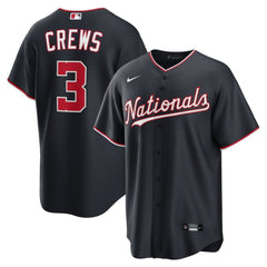 Navy Dylan Crews Washington Nationals Nike Alternate Replica Jersey