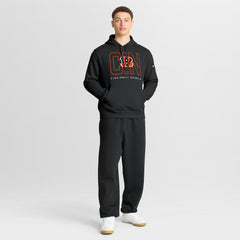 Busted Play Club Fleece Pullover Hoodie - Cincinnati Bengals Hoodies