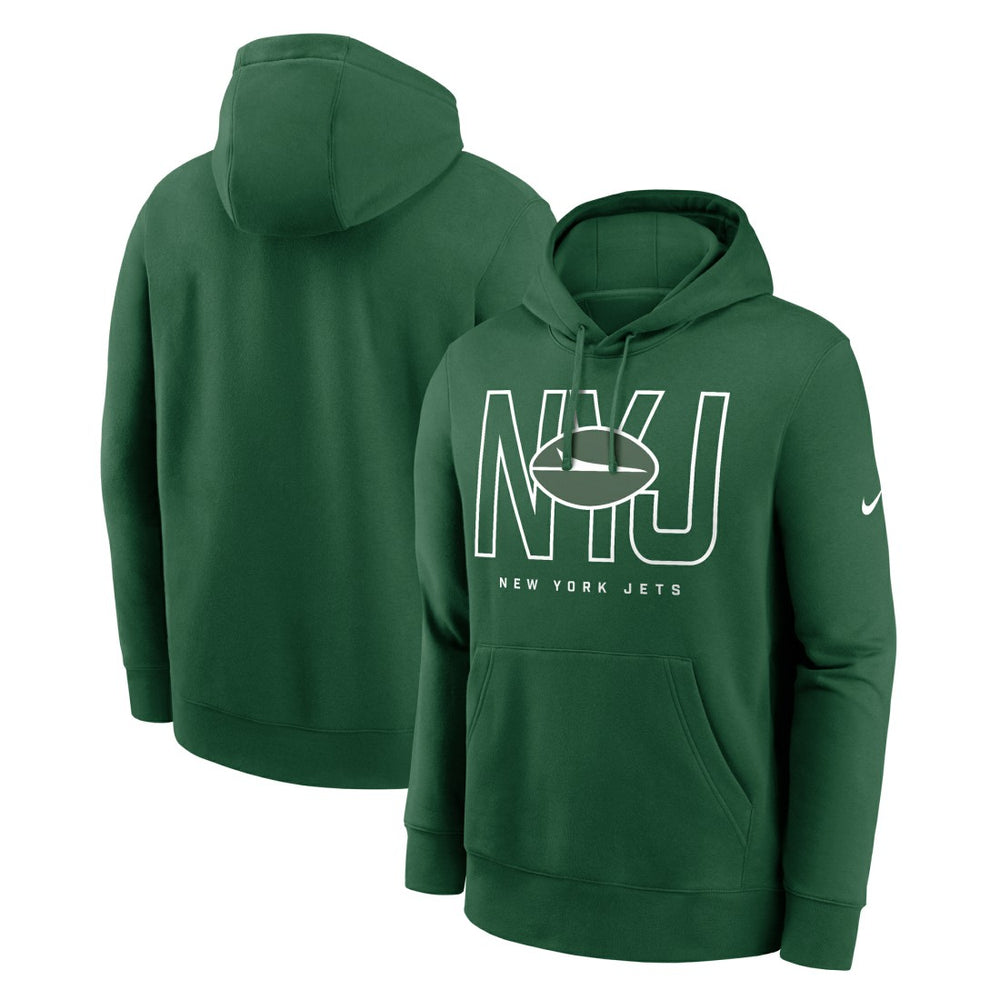 Busted Play Club Fleece Pullover Hoodie - New York Jets Hoodies