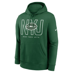 Busted Play Club Fleece Pullover Hoodie - New York Jets Hoodies