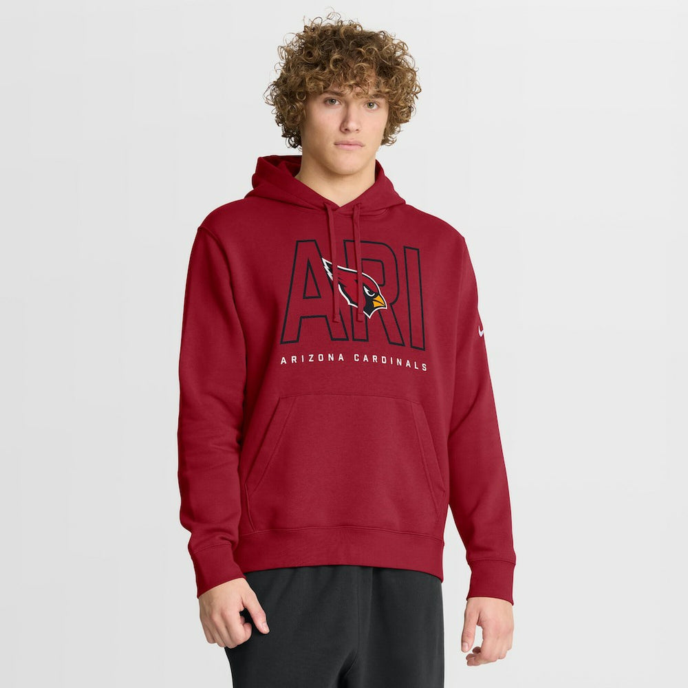 Busted Play Club Fleece Pullover Hoodie - Arizona Cardinals Hoodies
