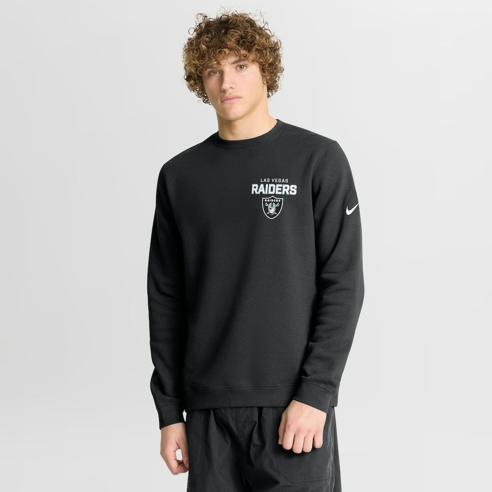 Primetime Club Fleece Pullover Sweatshirt - Las Vegas Raiders Pullover