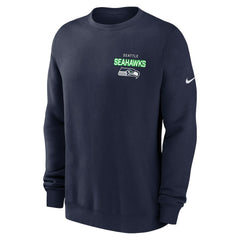 Primetime Club Fleece Pullover Sweatshirt - Seattle Seahawks Pullover