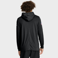 Big & Tall Sideline Dri-FIT Long Sleeve Hoodie T-Shirt - Detroit Lions Hoodies