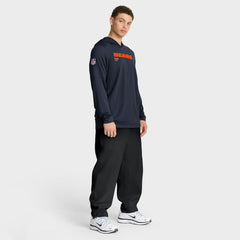 Big & Tall Sideline Dri-FIT Long Sleeve Hoodie T-Shirt - Chicago Bears Hoodies
