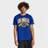 Rewind Front and Back Hit Essential T-Shirt - Los Angeles Rams T-shirts