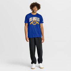 Rewind Front and Back Hit Essential T-Shirt - Los Angeles Rams T-shirts
