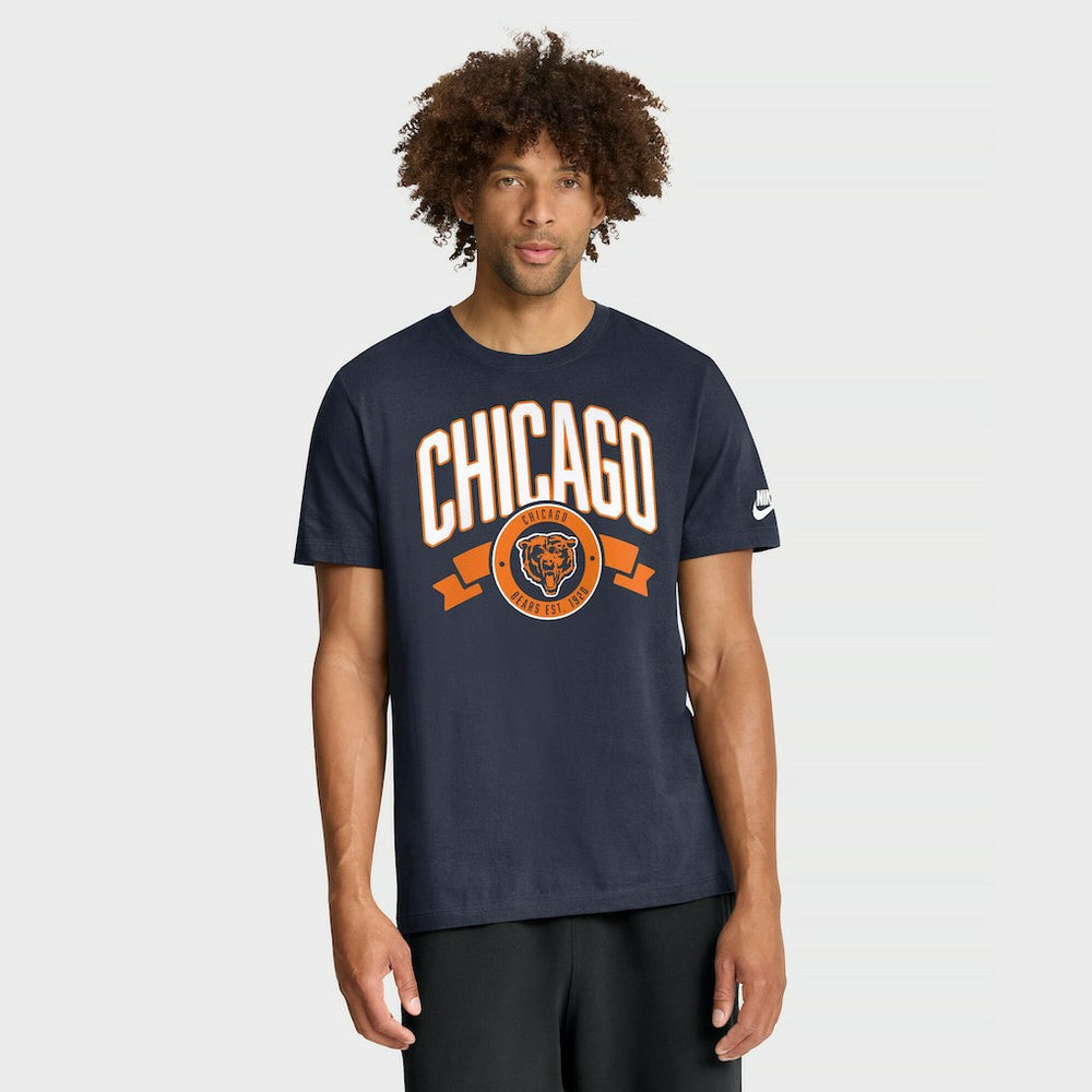 Rewind Front and Back Hit Essential T-Shirt - Chicago Bears T-shirts