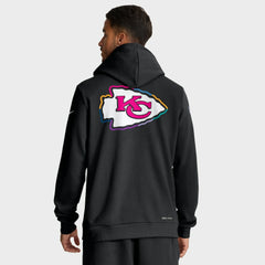 Tall 2025 NFL Crucial Catch Sideline Standard Issue Dri-FIT Hoodie - Kansas City Chiefs Hoodies