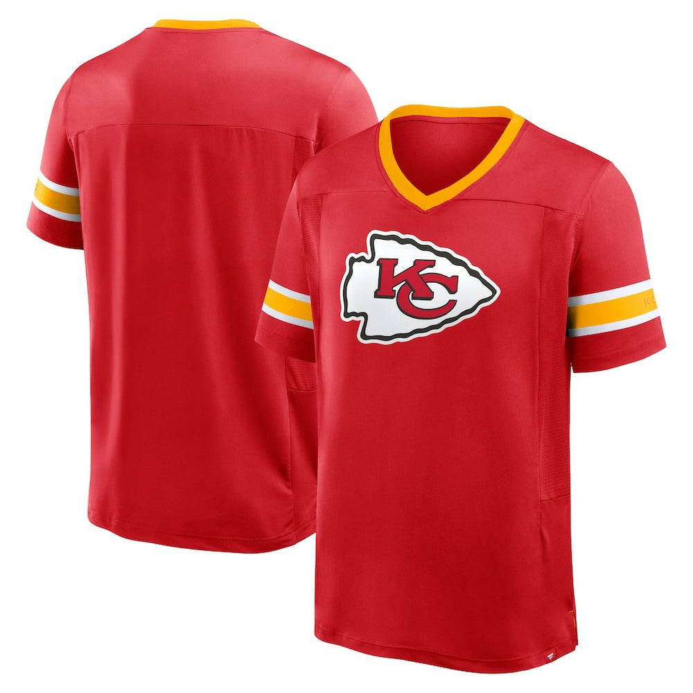 Hometown Premium Hashmark V-Neck T-Shirt - Kansas City Chiefs T-shirts