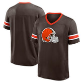 Hometown Premium Hashmark V-Neck T-Shirt - Cleveland Browns T-shirts