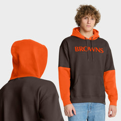 Helmet Retro Pullover Hoodie - Cleveland Browns Hoodies