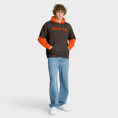 Helmet Retro Pullover Hoodie - Cleveland Browns Hoodies