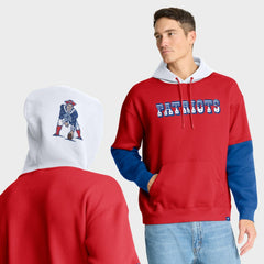 Helmet Retro Pullover Hoodie - New England Patriots Hoodies