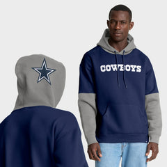 Helmet Pullover Hoodie - Dallas Cowboys Hoodies