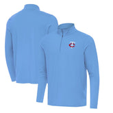 Powder Blue Minnesota Twins Antigua Intent Quarter-Zip Top