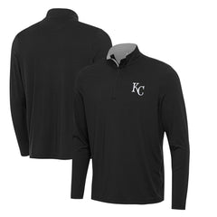 Black Kansas City Royals Antigua Content Quarter-Zip Top