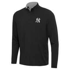 Black New York Yankees Antigua Content Quarter-Zip Top