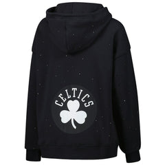 Boston Celtics Terez Women's Oversized Allover Gemstone Full-Zip Hoodie