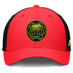 Crimson/Black Houston Astros Nike Neon 90s Rise SwooshFlex Hat