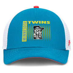 Teal Minnesota Twins Nike Neon 90s Rise Structured Performance Adjustable Trucker Hat