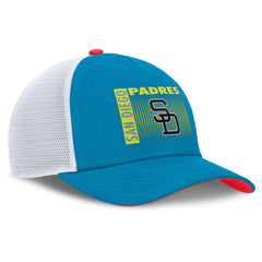 Teal San Diego Padres Nike Neon 90s Rise Structured Performance Adjustable Trucker Hat
