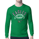 Starter Half Ball Retro Logo Long Sleeve T-Shirt - Philadelphia Eagles T-shirts