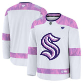 NHL Seattle Kraken Fanatics 2024 Hockey Fights Cancer Practice Jersey