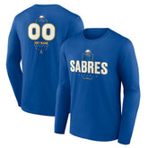 NHL Buffalo Sabres Personalized Name & Number Midfielder Long Sleeve T-Shirt