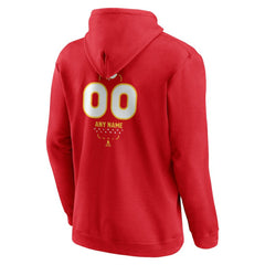 NHL Calgary Flames Personalized Name & Number Midfielder Pullover Hoodie
