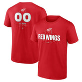 NHL Detroit Red Wings Personalized Name & Number Midfielder T-Shirt