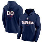 NHL Montreal Canadiens Personalized Name & Number Midfielder Pullover Hoodie