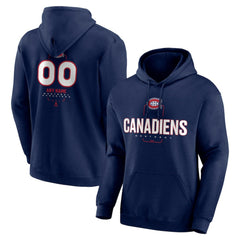 NHL Montreal Canadiens Personalized Name & Number Midfielder Pullover Hoodie