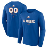 NHL New York Islanders Personalized Name & Number Midfielder Long Sleeve T-Shirt