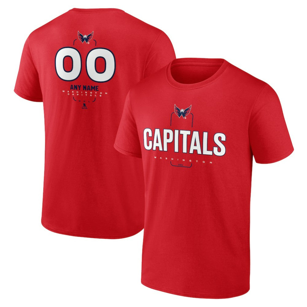 NHL Washington Capitals Personalized Name & Number Midfielder T-Shirt