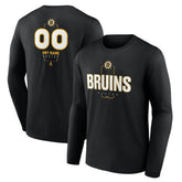 NHL Boston Bruins Personalized Name & Number Midfielder Long Sleeve T-Shirt