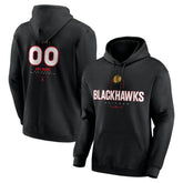 NHL Chicago Blackhawks Personalized Name & Number Midfielder Pullover Hoodie