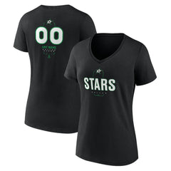 NHL Dallas Stars Women's Personalized Name & Number Midfielder V-Neck T-Shirt