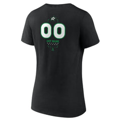NHL Dallas Stars Women's Personalized Name & Number Midfielder V-Neck T-Shirt