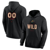 NHL Minnesota Wild Personalized Name & Number Midfielder Pullover Hoodie