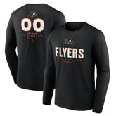 NHL Philadelphia Flyers Personalized Name & Number Midfielder Long Sleeve T-Shirt