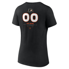 NHL Philadelphia Flyers Women's Personalized Name & Number Midfielder V-Neck T-Shirt