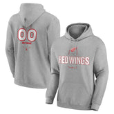 NHL Detroit Red Wings Personalized Name & Number Midfielder Pullover Hoodie