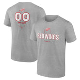 NHL Detroit Red Wings Personalized Name & Number Midfielder T-Shirt