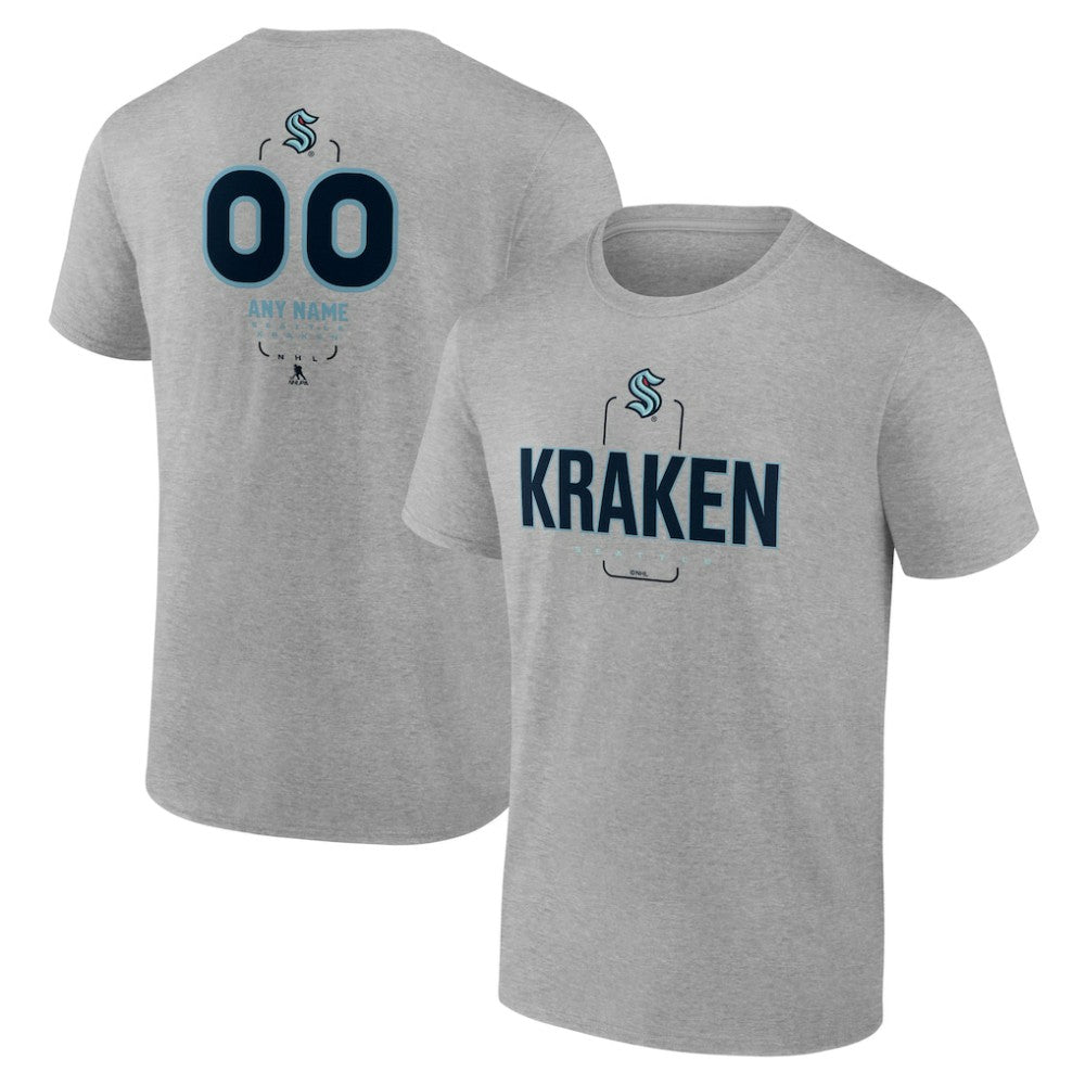 NHL Seattle Kraken Personalized Name & Number Midfielder T-Shirt