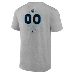 NHL Seattle Kraken Personalized Name & Number Midfielder T-Shirt